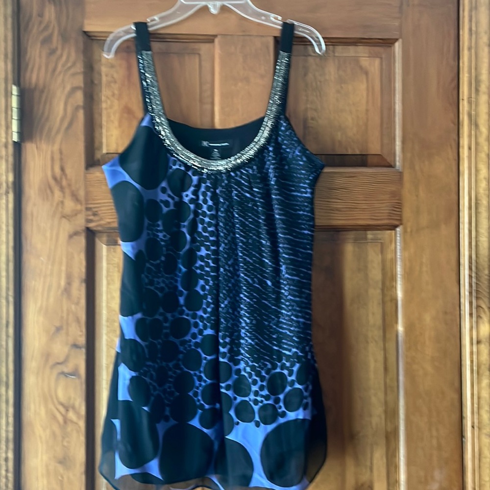 Black and purple top